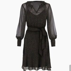 Cabi New NWT Prowl Dress #4055‎ Black Dress w/Belt size Small